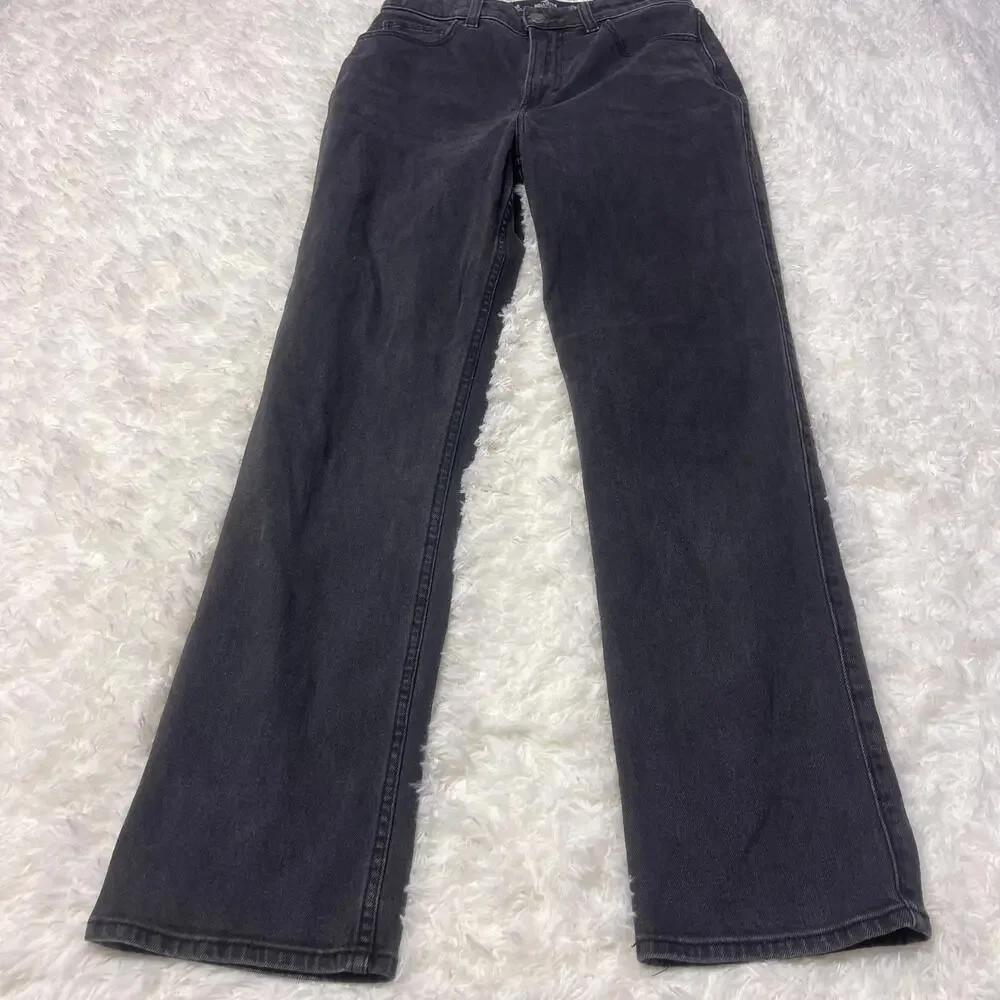Hollister Ultra High Rise 90s Straight Women's Black Jeans 4R